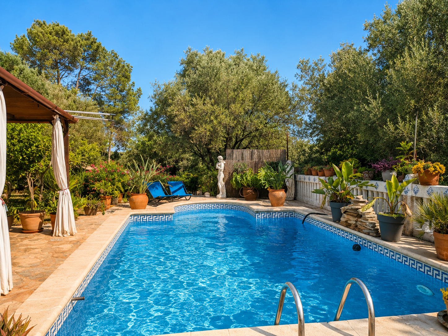 Self-Sufficient Finca Haven with Guest House, Saltwater Pool & Absolute Natural Idyll near Algaida-27