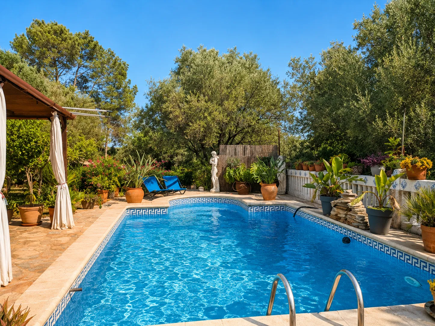 Self-Sufficient Finca Haven with Guest House, Saltwater Pool & Absolute Natural Idyll near Algaida-27
