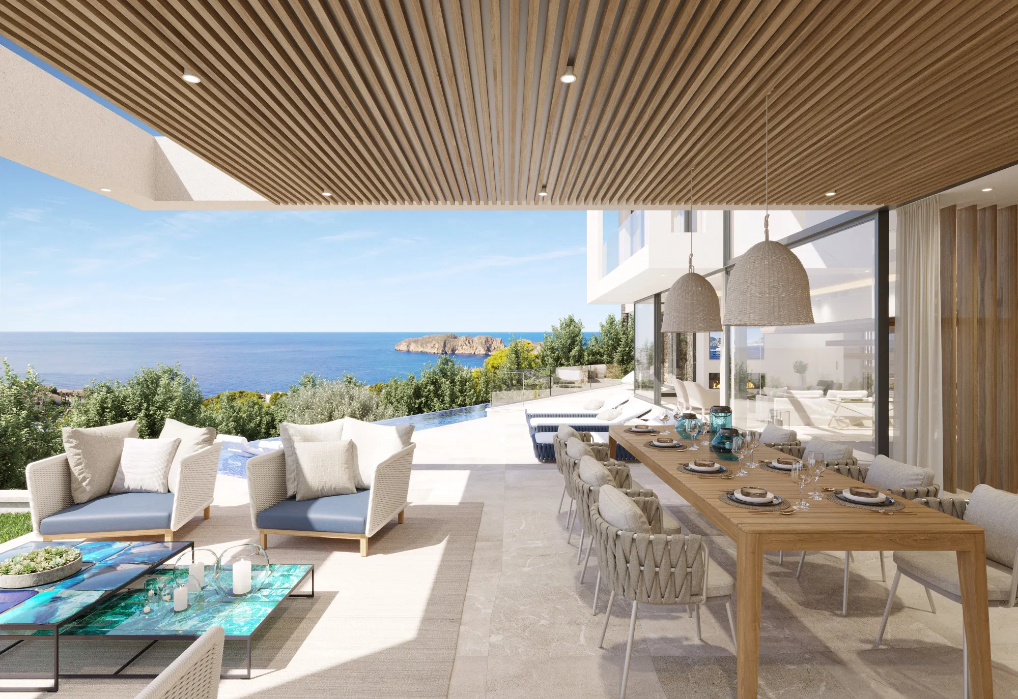 Newly built villa with dream sea view in Nova Santa Ponsa-1