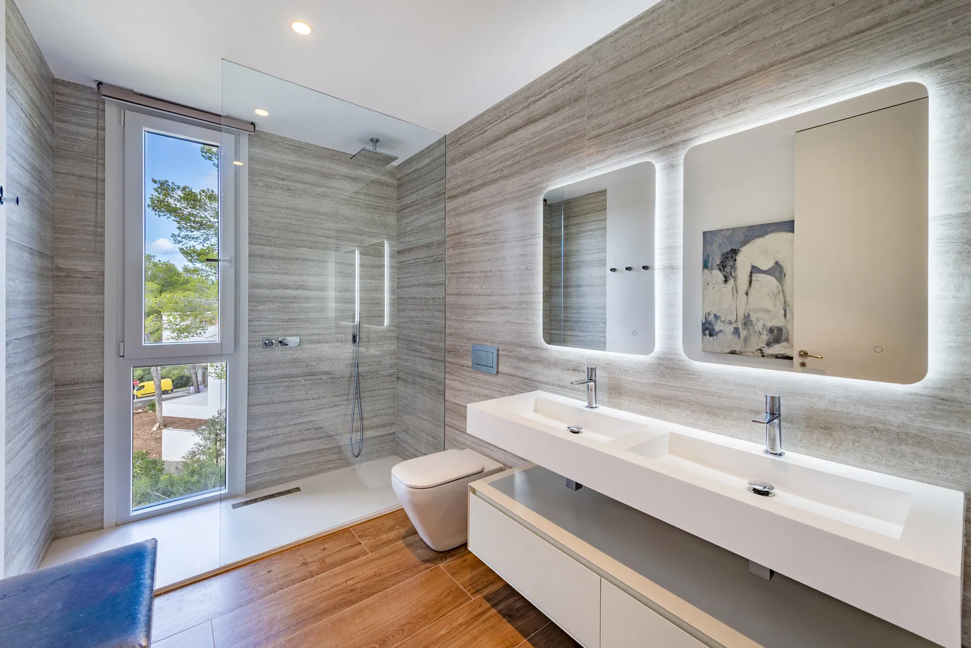 In topconditie, supermodern huis met uitzicht op zee.-16