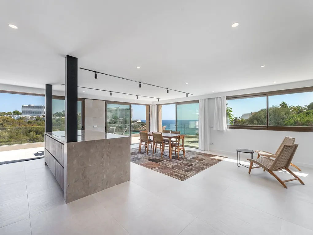 Nybygget villa i puristisk stil på den første havlinje-2