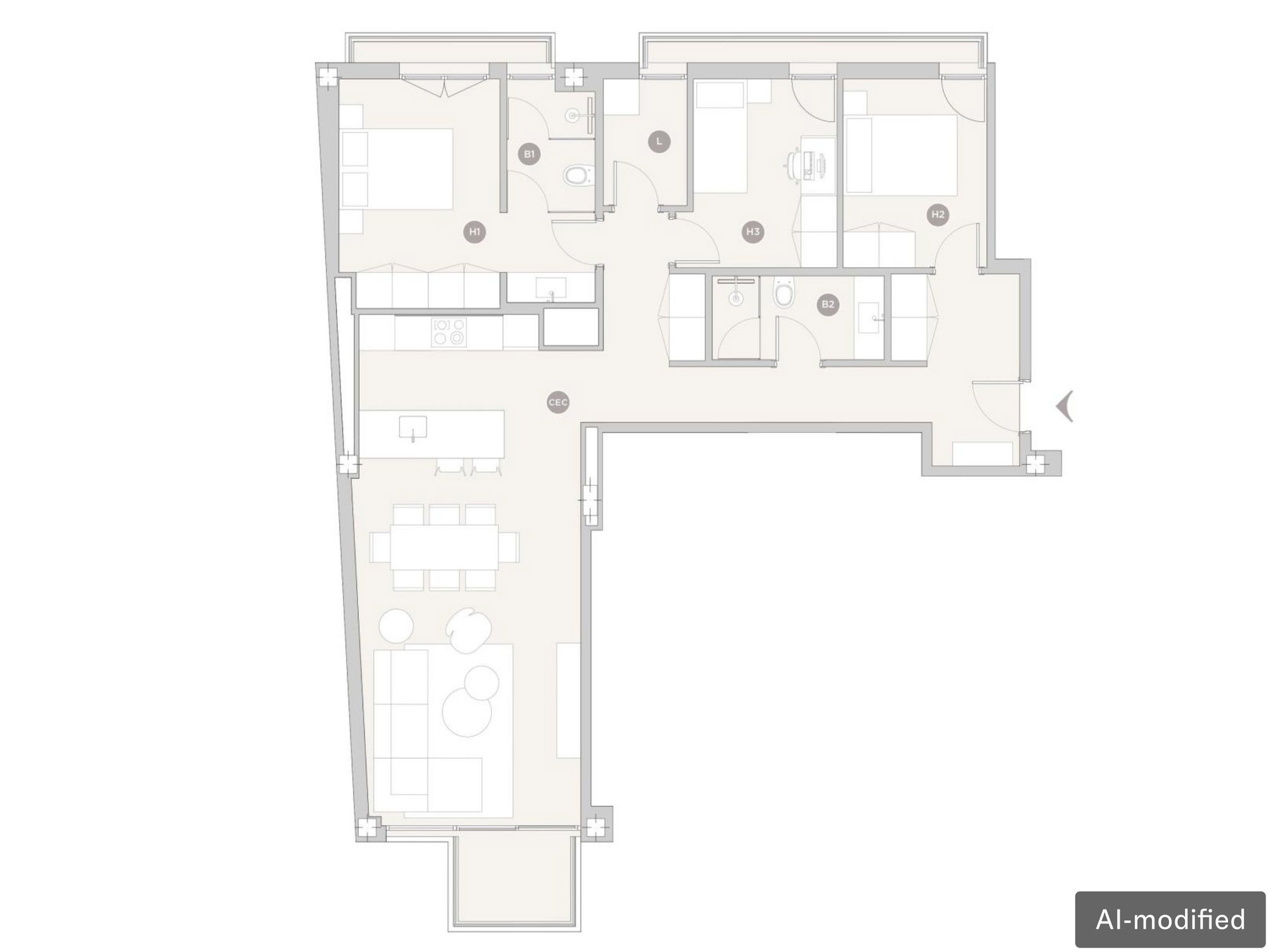 Nieuwbouwappartement van hoge kwaliteit op een populaire locatie in Palma-23