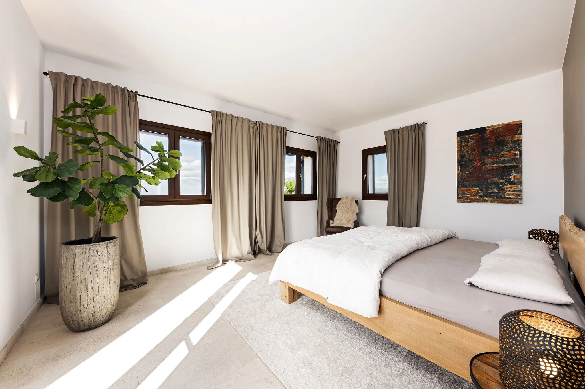 Prachtige zelfvoorzienende luxe finca met zonsondergangen aan de horizon van de zee-9