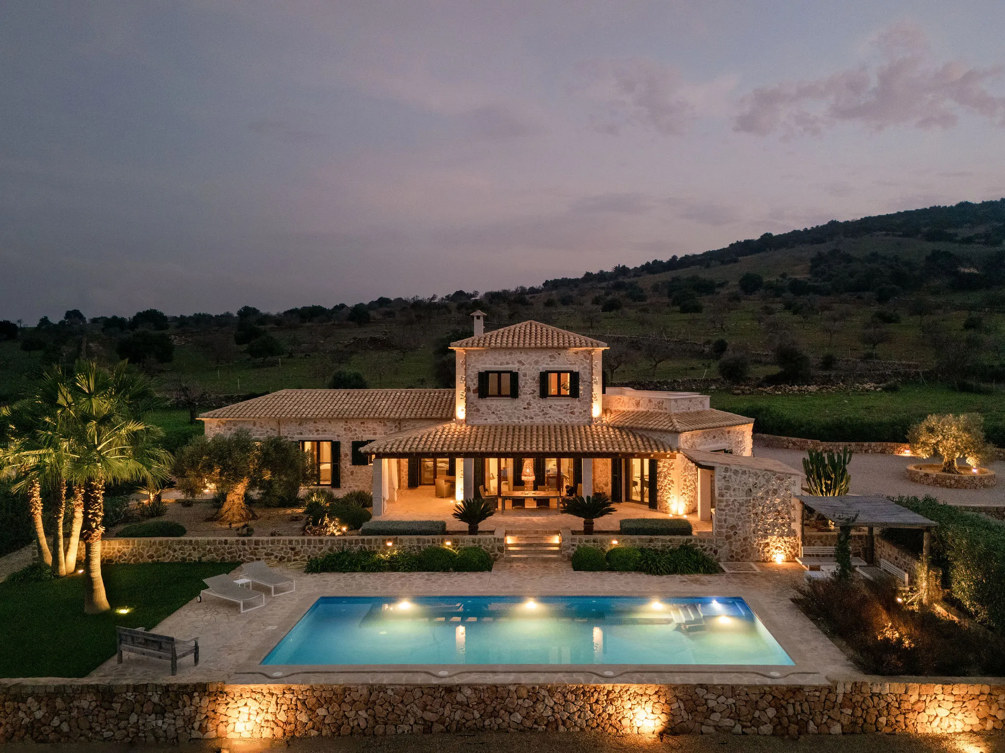 Magnífica finca de lujo autosuficiente con puestas de sol en el horizonte marino-13