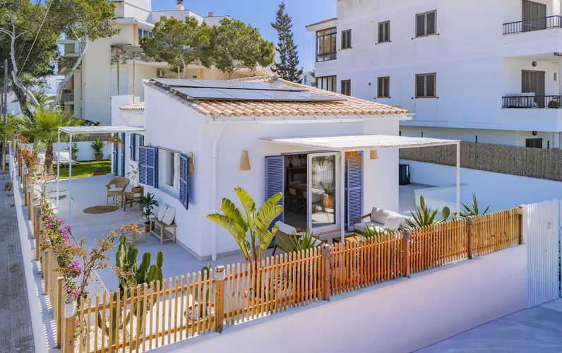 Beach House dans le centre de Colonia Sant Jordi