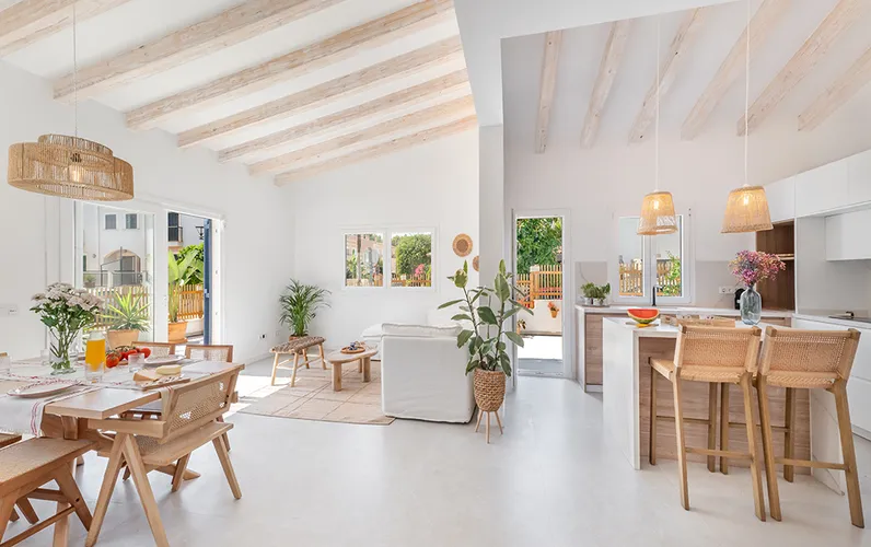 Beach House in the center of Colonia Sant Jordi