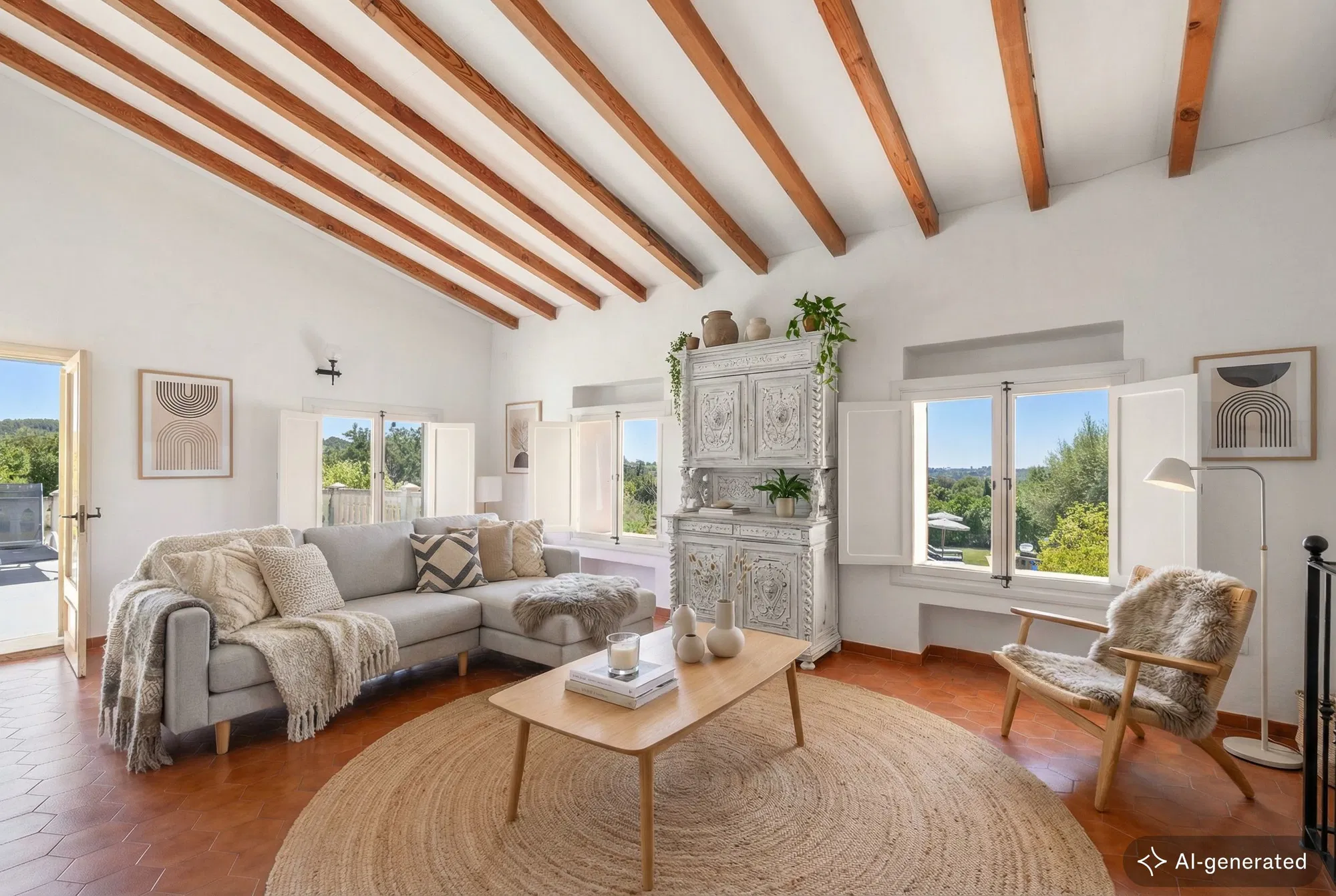 Belle finca avec piscine, vue sur la Tramuntana et licence de location de vacances-9