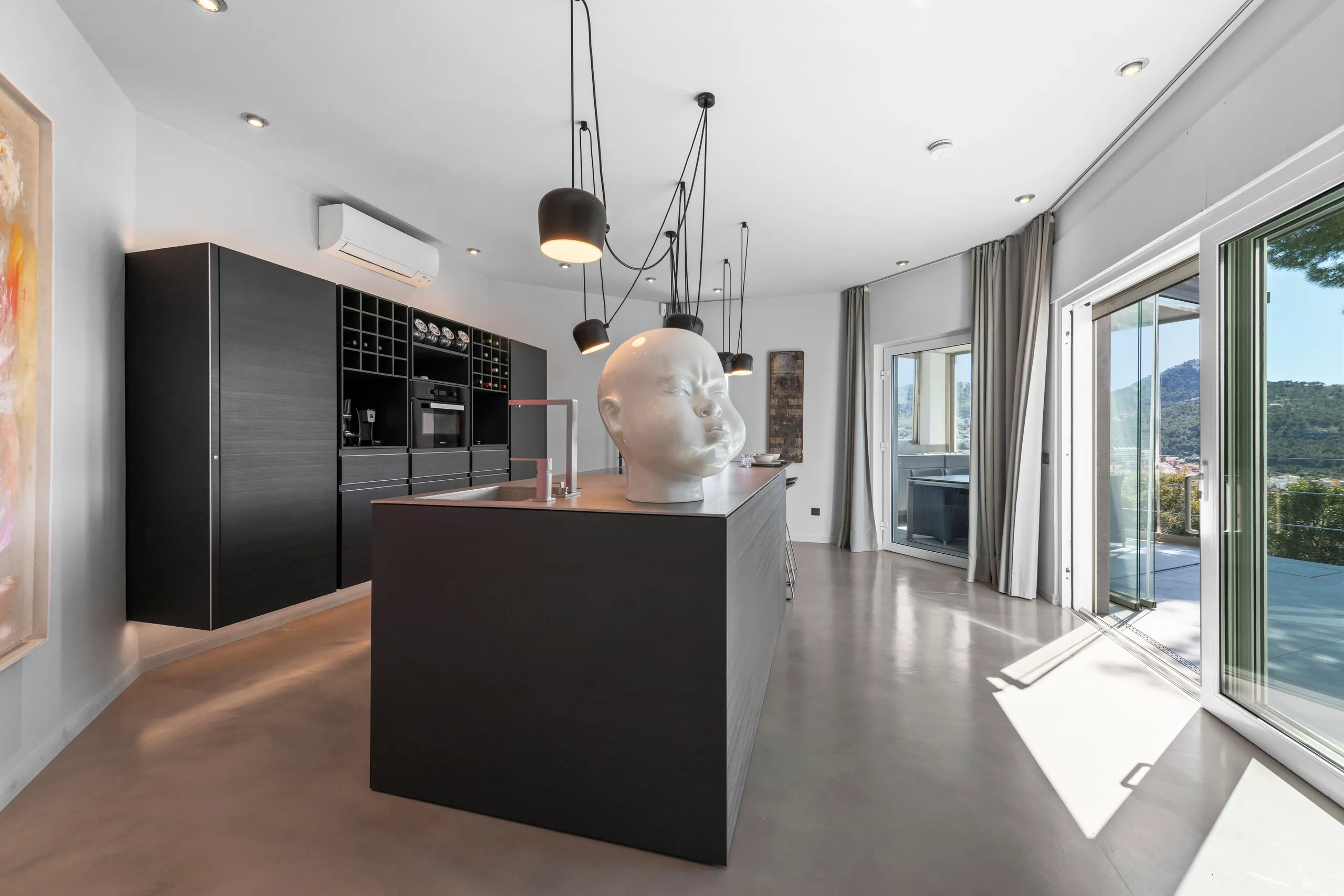 Moderna Vila de disseny amb vista al port a Port Andratx-7