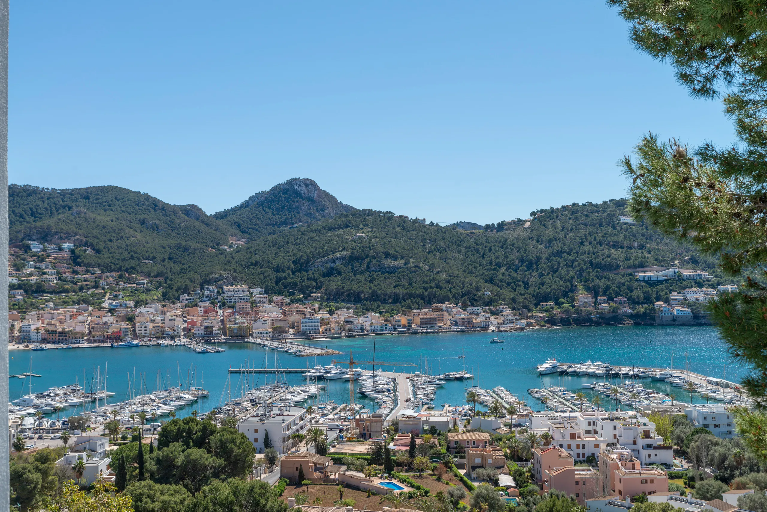 Moderna Vila de disseny amb vista al port a Port Andratx-14