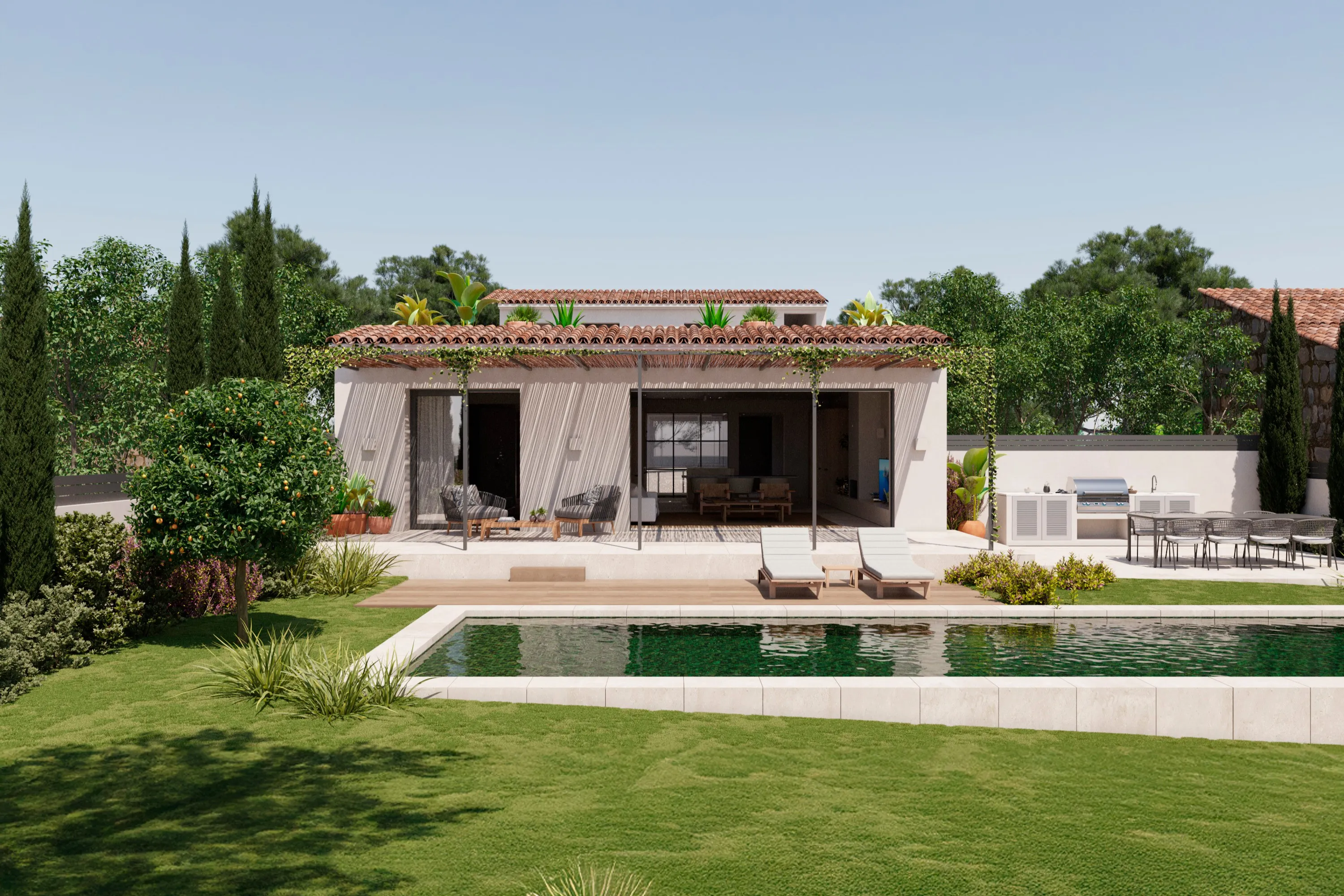 Dorpshuis in aanbouw in Establiments-11