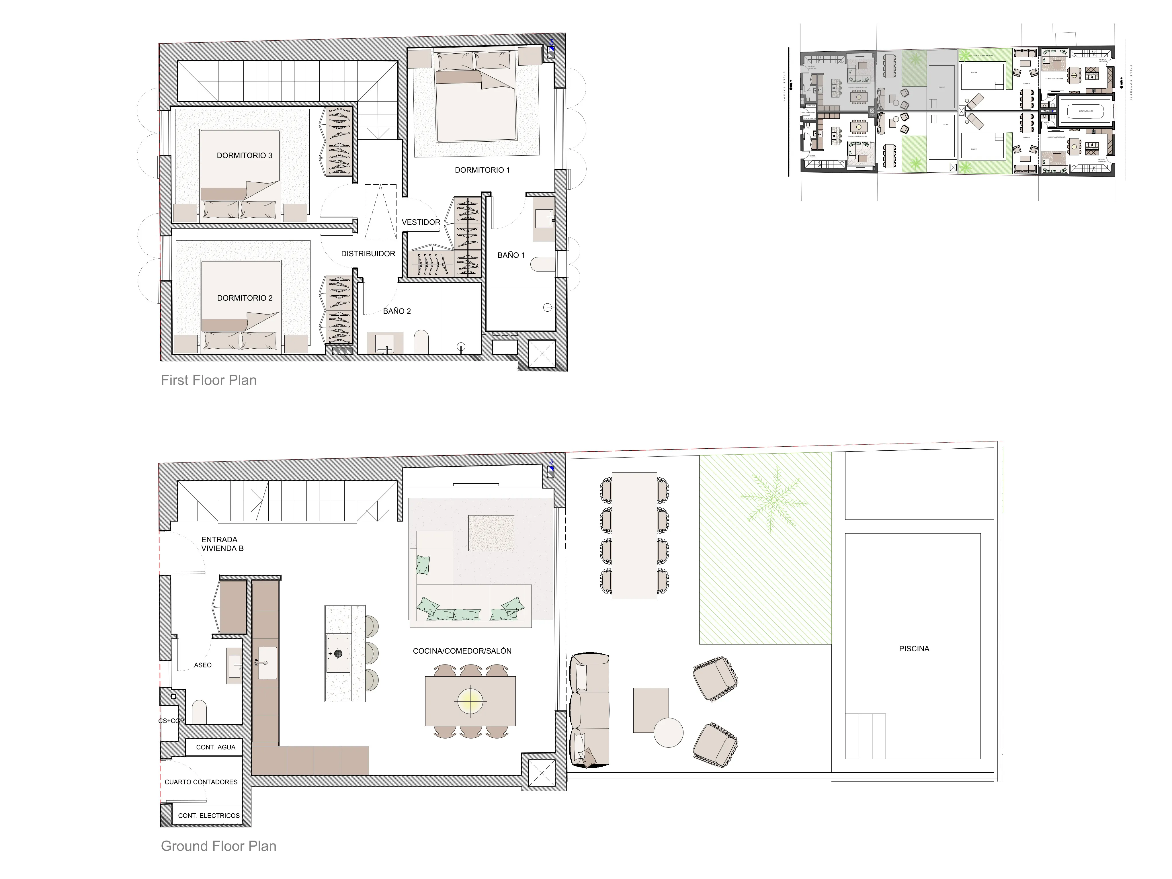 Elegante casa adosada con piscina privada en Son Espanyolet-9