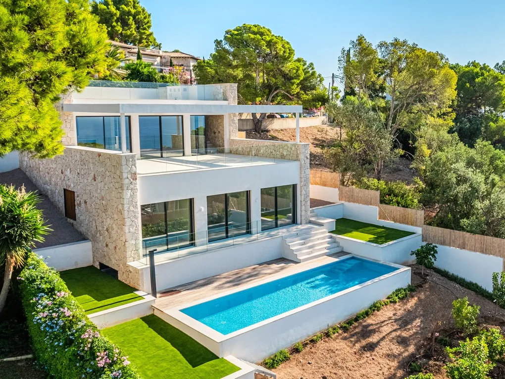 Wunderschöne Villa mit Meerblick - neu gebaut-1