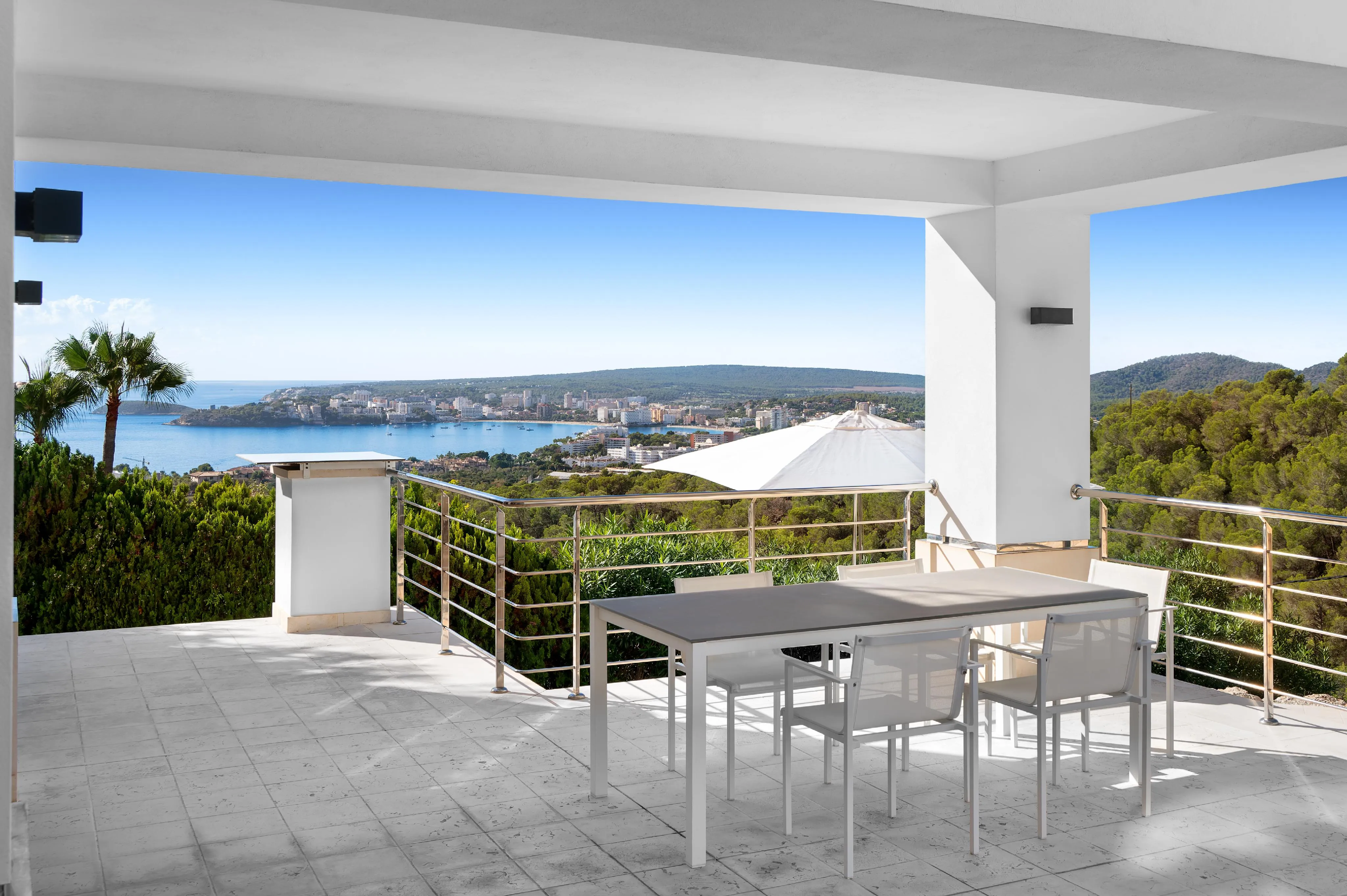Modern villa with spectacular views of the sea and bay-15