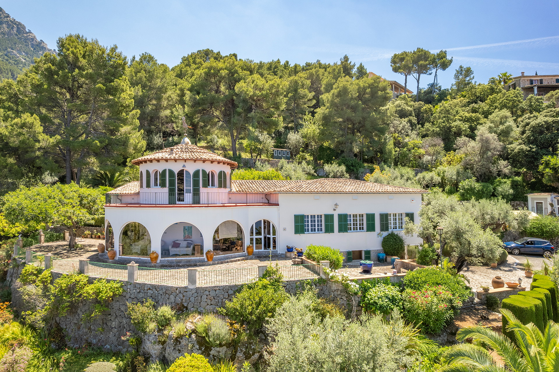 Historische Villa mit unvergleichlichem Meerblick und Privatsphäre in Deià