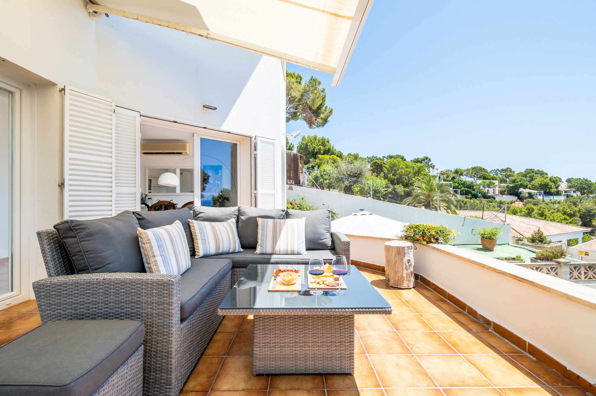 Una encantadora vila mediterrània amb vistes panoràmiques al mar a la Costa d'en Blanes-18
