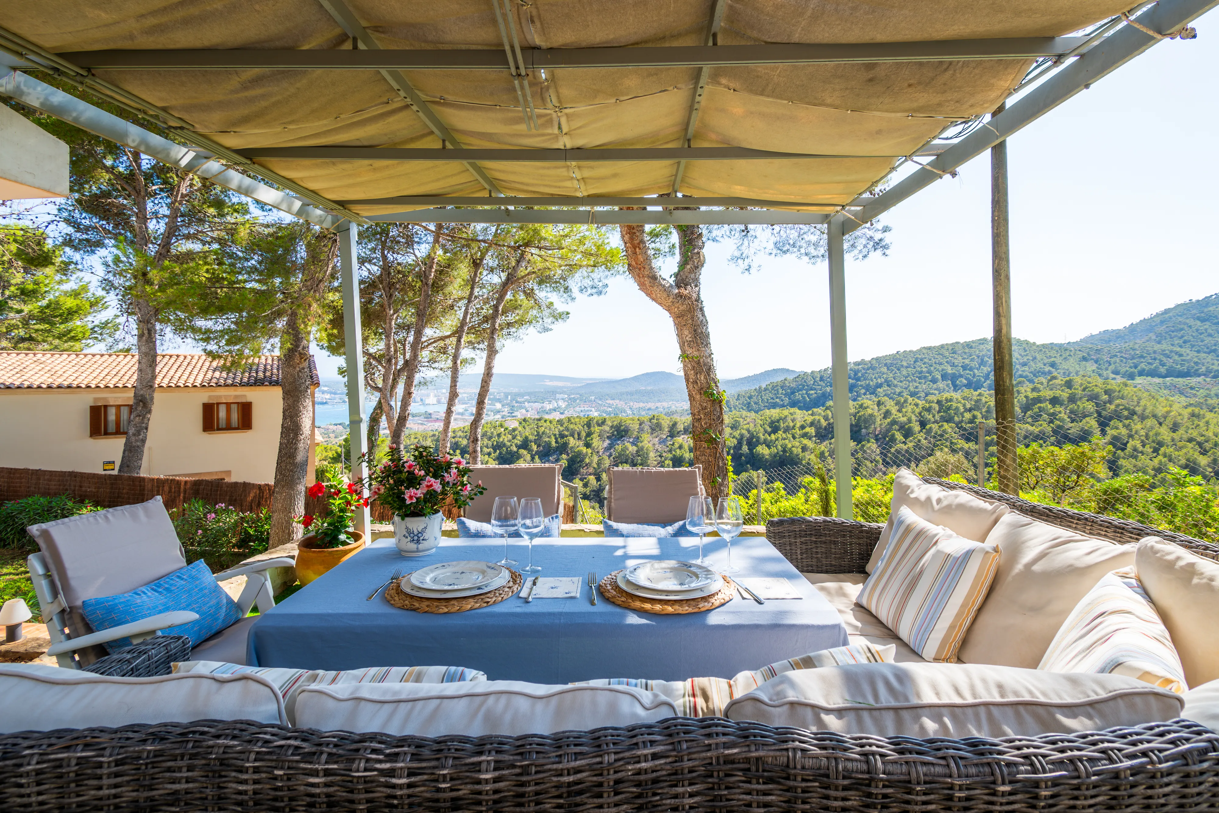 Charmante mediterrane villa met panoramisch uitzicht op zee in Costa d'en Blanes-22