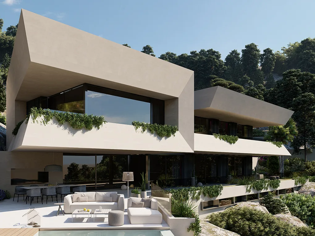 Działka budowlana z panoramicznym widokiem w Son Vida-3