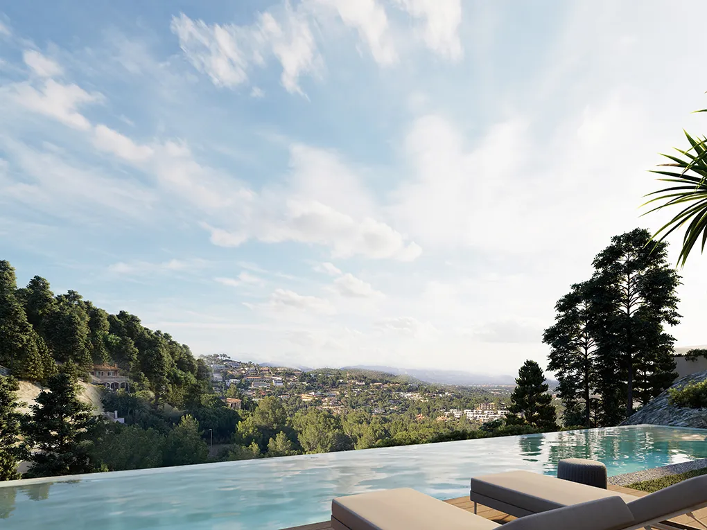 Działka budowlana z panoramicznym widokiem w Son Vida-5