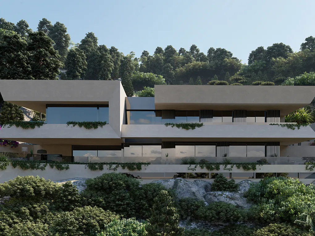 Działka budowlana z panoramicznym widokiem w Son Vida-1