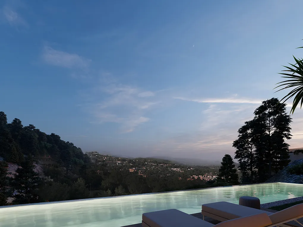 Działka budowlana z panoramicznym widokiem w Son Vida-10