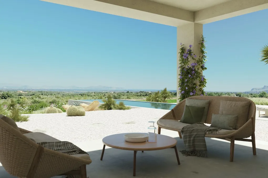 Finca de obra nueva con vistas panorámicas-8