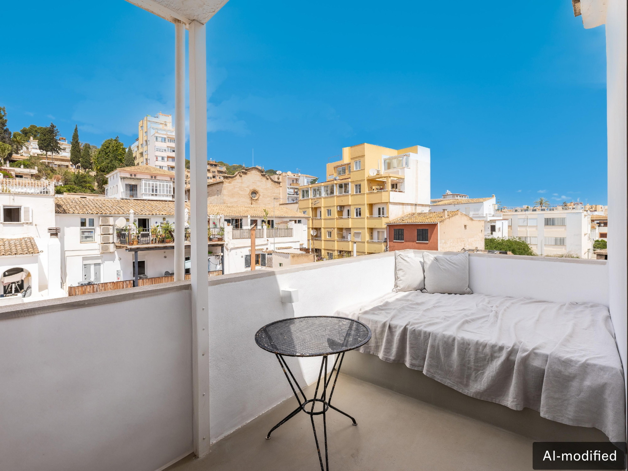 Studio with 360º view over the rooftops of Palma – El Terreno-9
