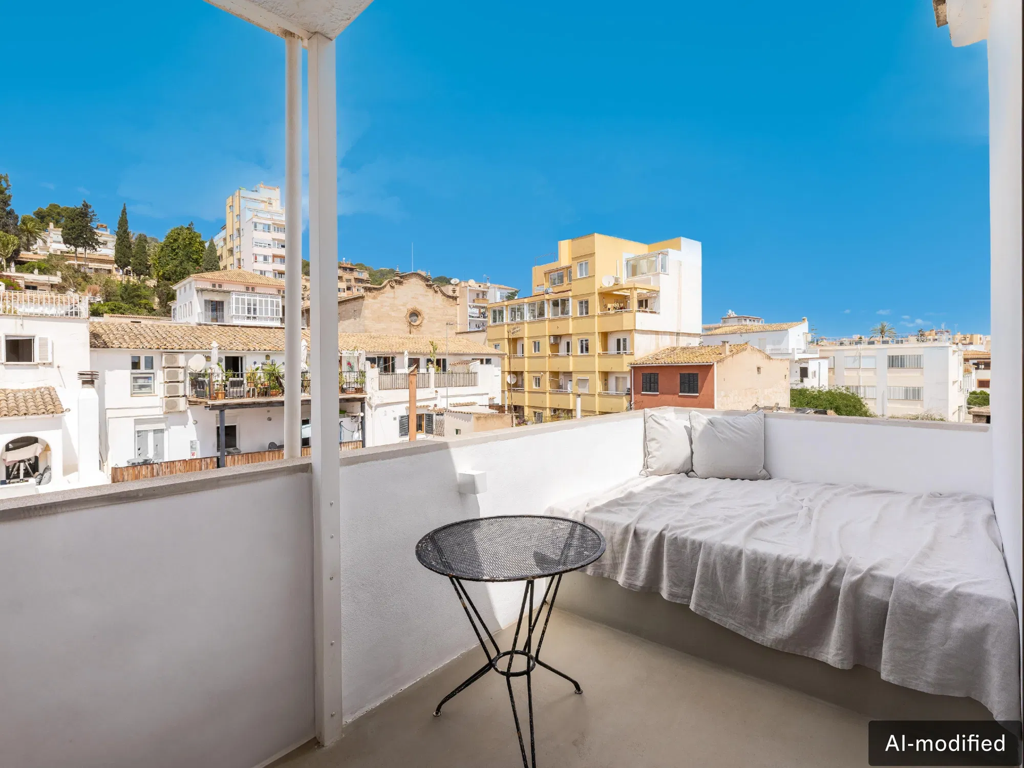 Studio with 360º view over the rooftops of Palma – El Terreno-9