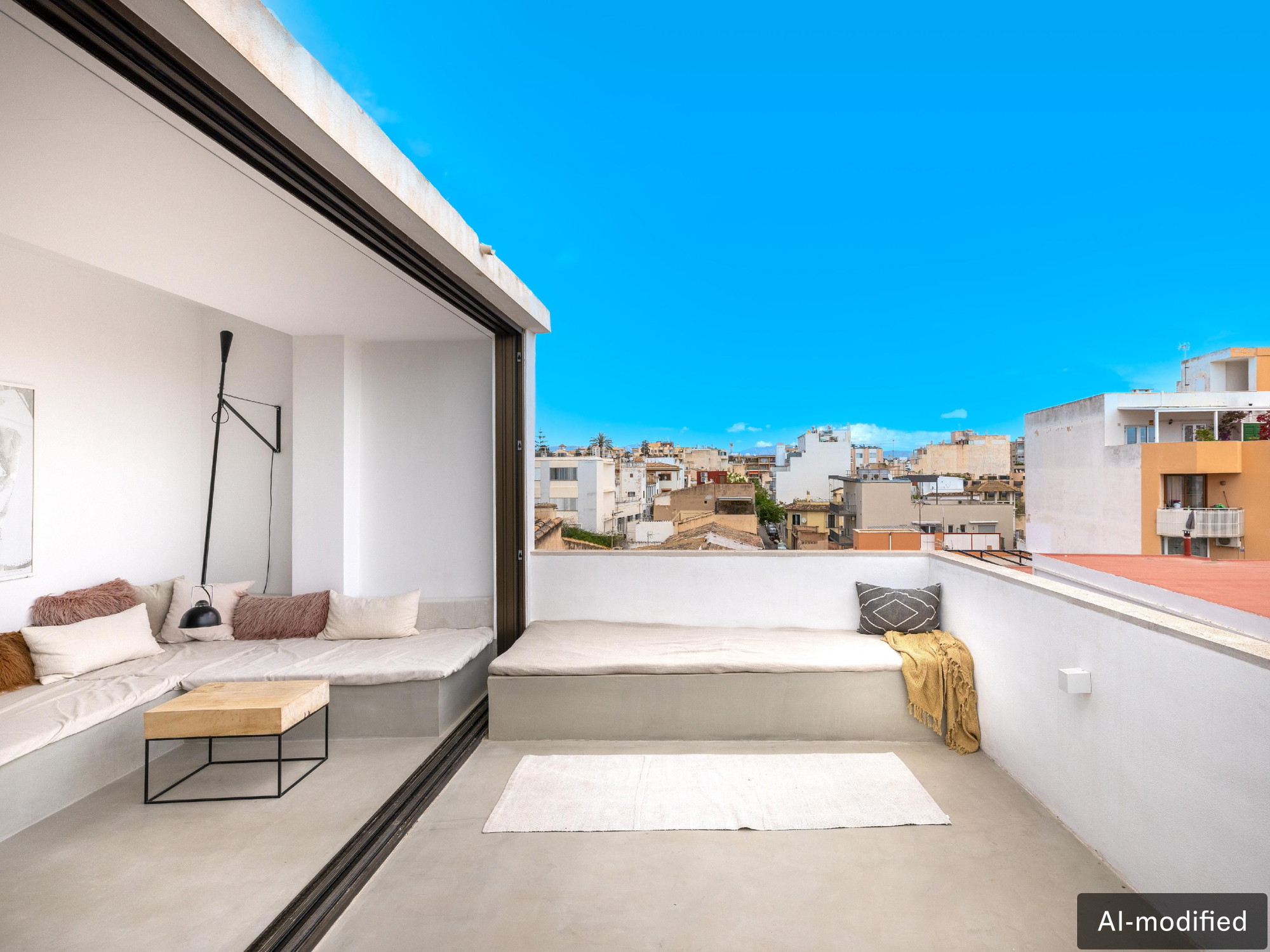 Studio with 360º view over the rooftops of Palma – El Terreno-12