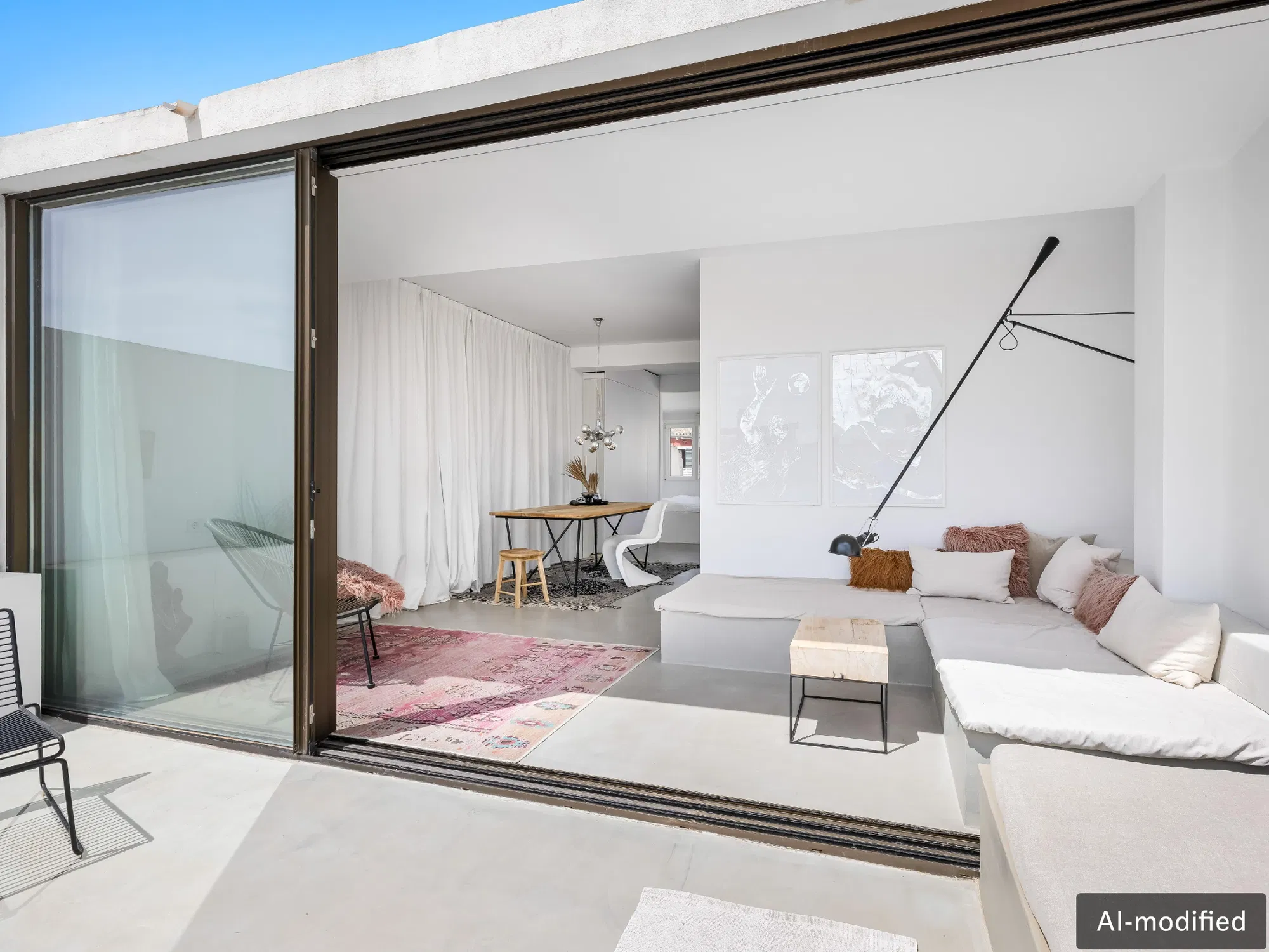 Studio with 360º view over the rooftops of Palma – El Terreno-2