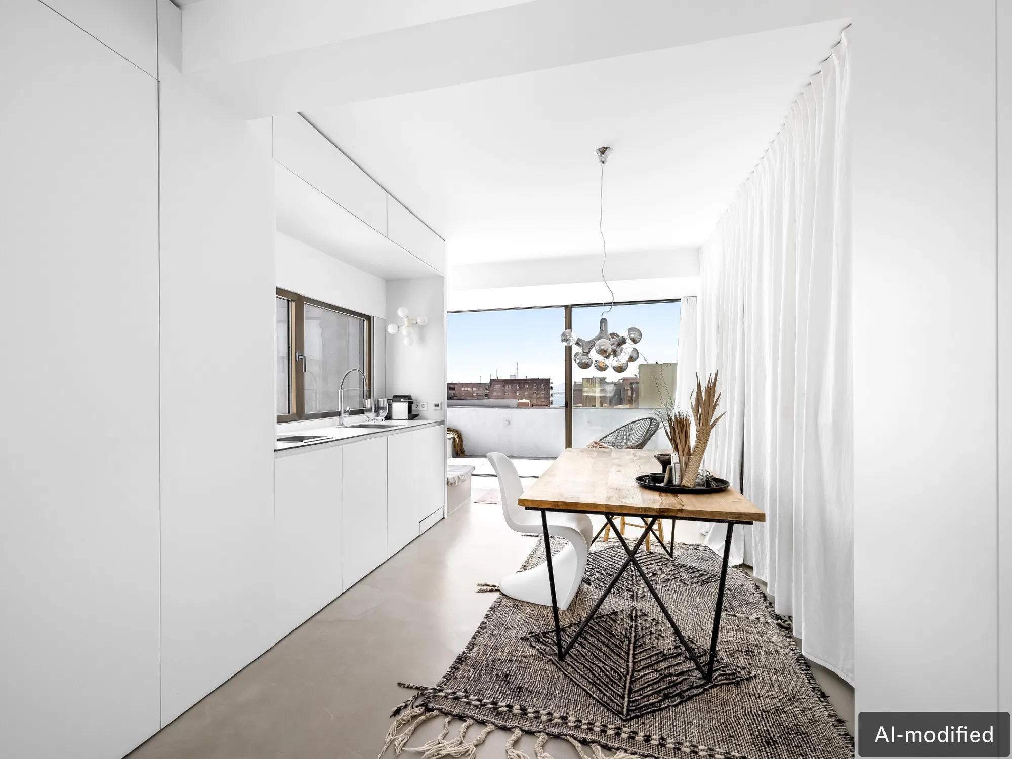Studio with 360º view over the rooftops of Palma – El Terreno-5