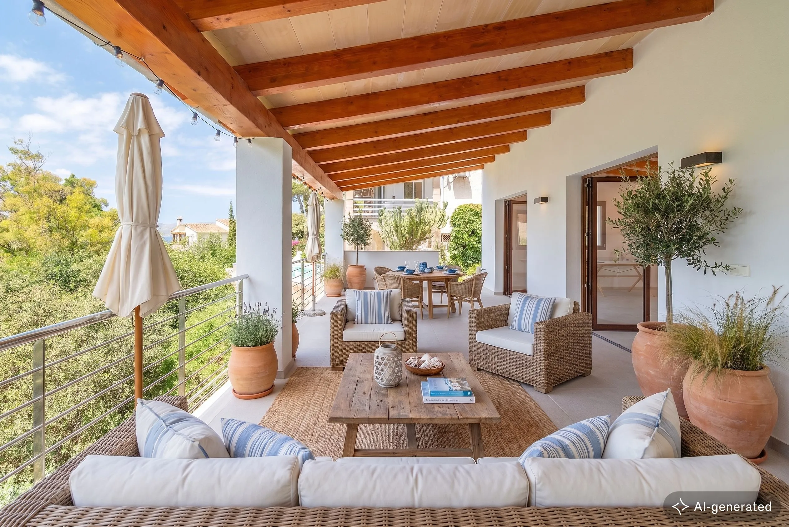 Villa de nueva construcción de estilo tradicional cerca del mar en Alcudia-1