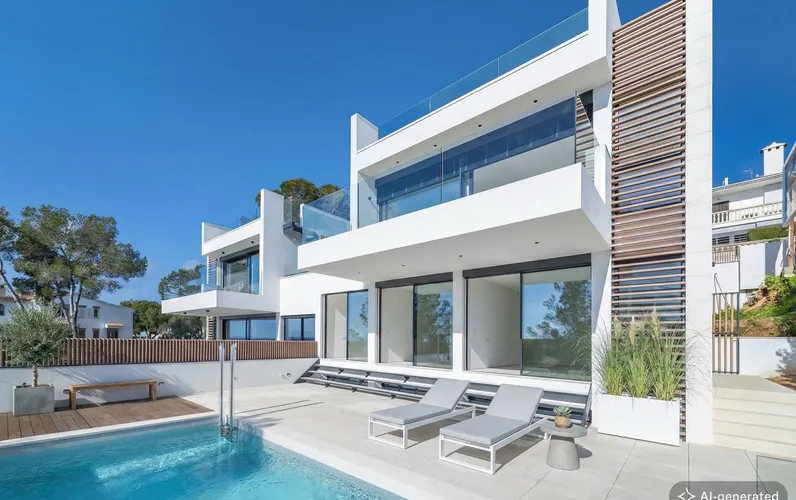 Great opportunity to acquire a modern high-quality villa in Alcanada, Mallorca