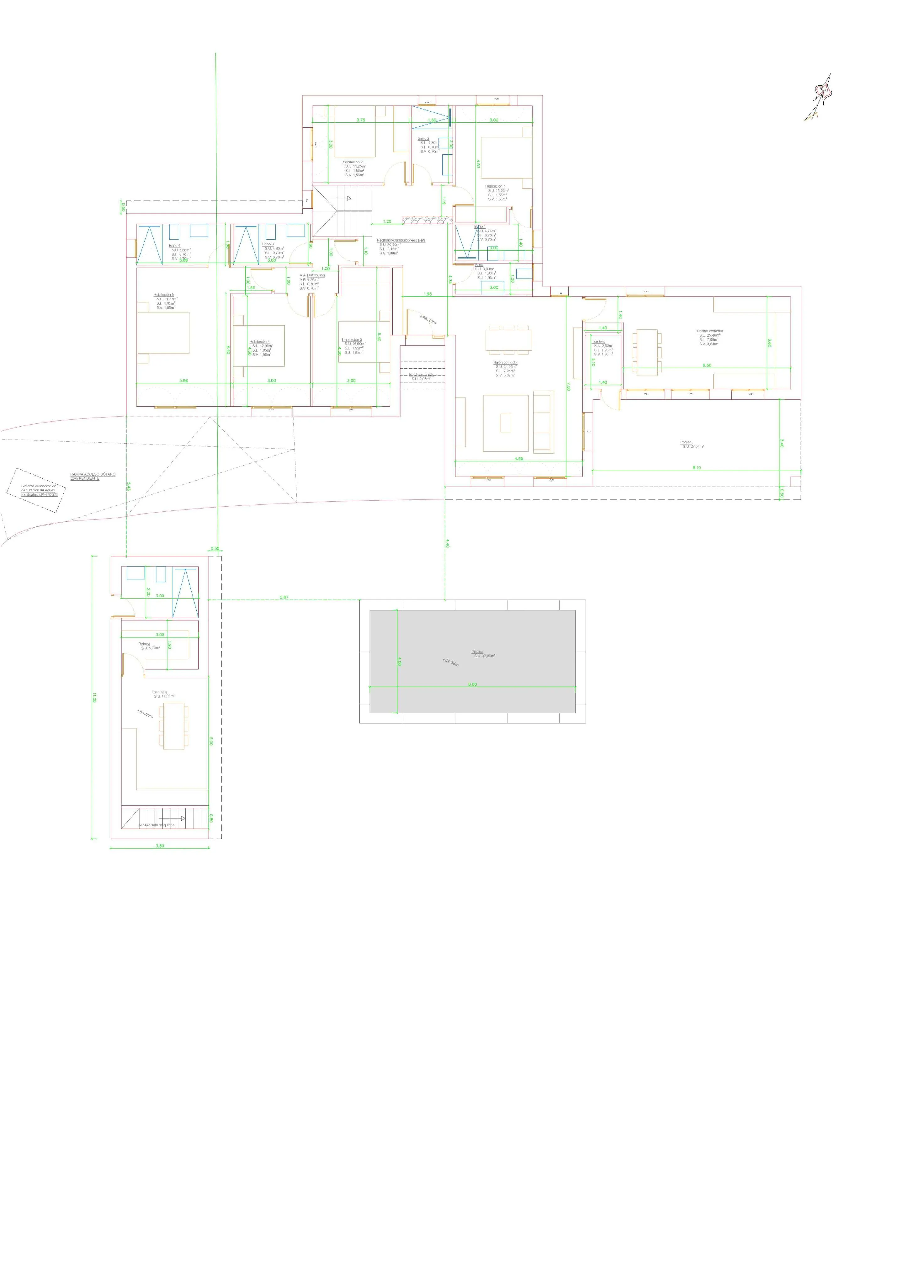 Terreno con proyecto en urbanización idílica-5