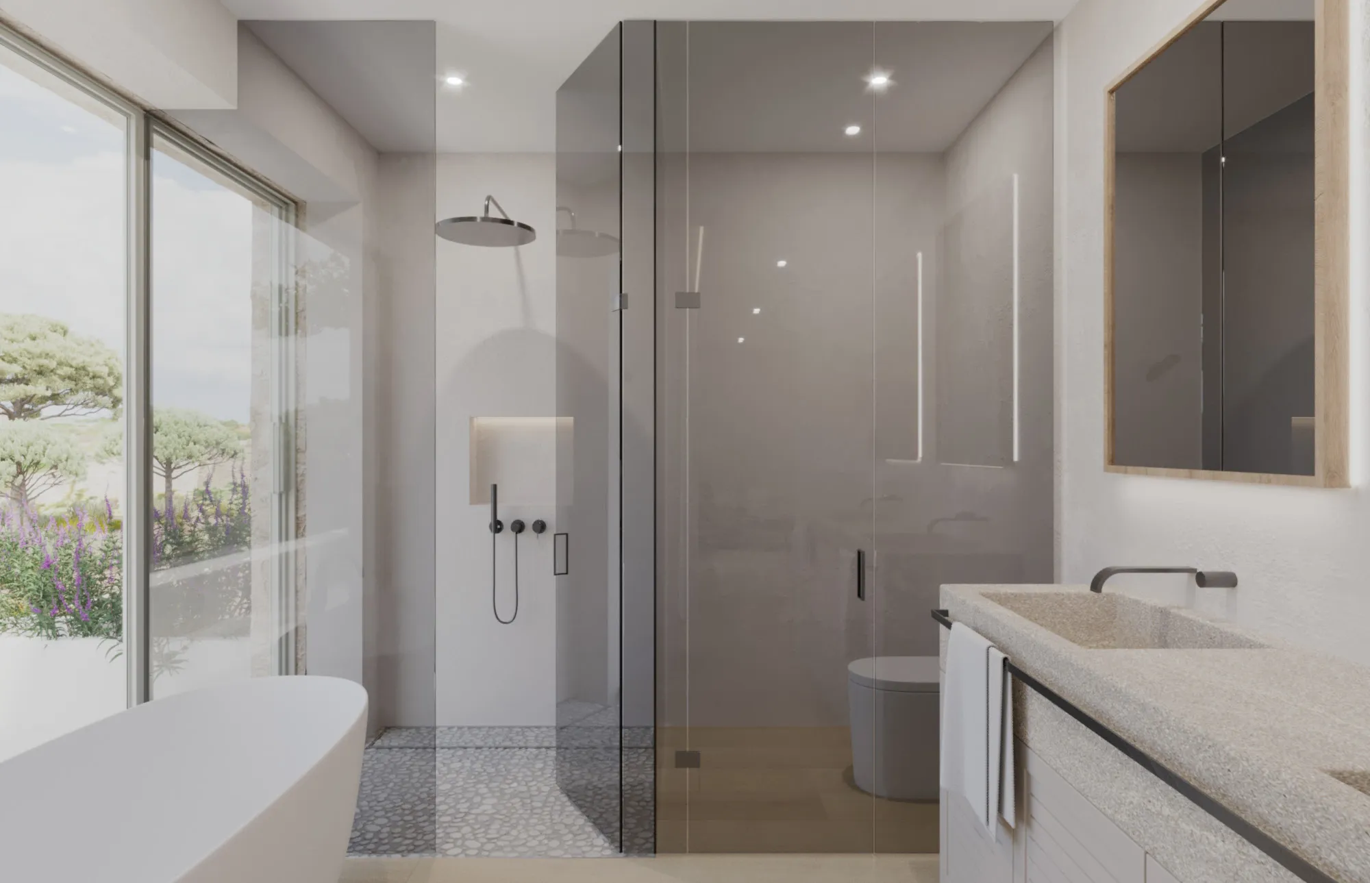 Modern herenhuis met panoramisch uitzicht op een bevoorrechte locatie-10