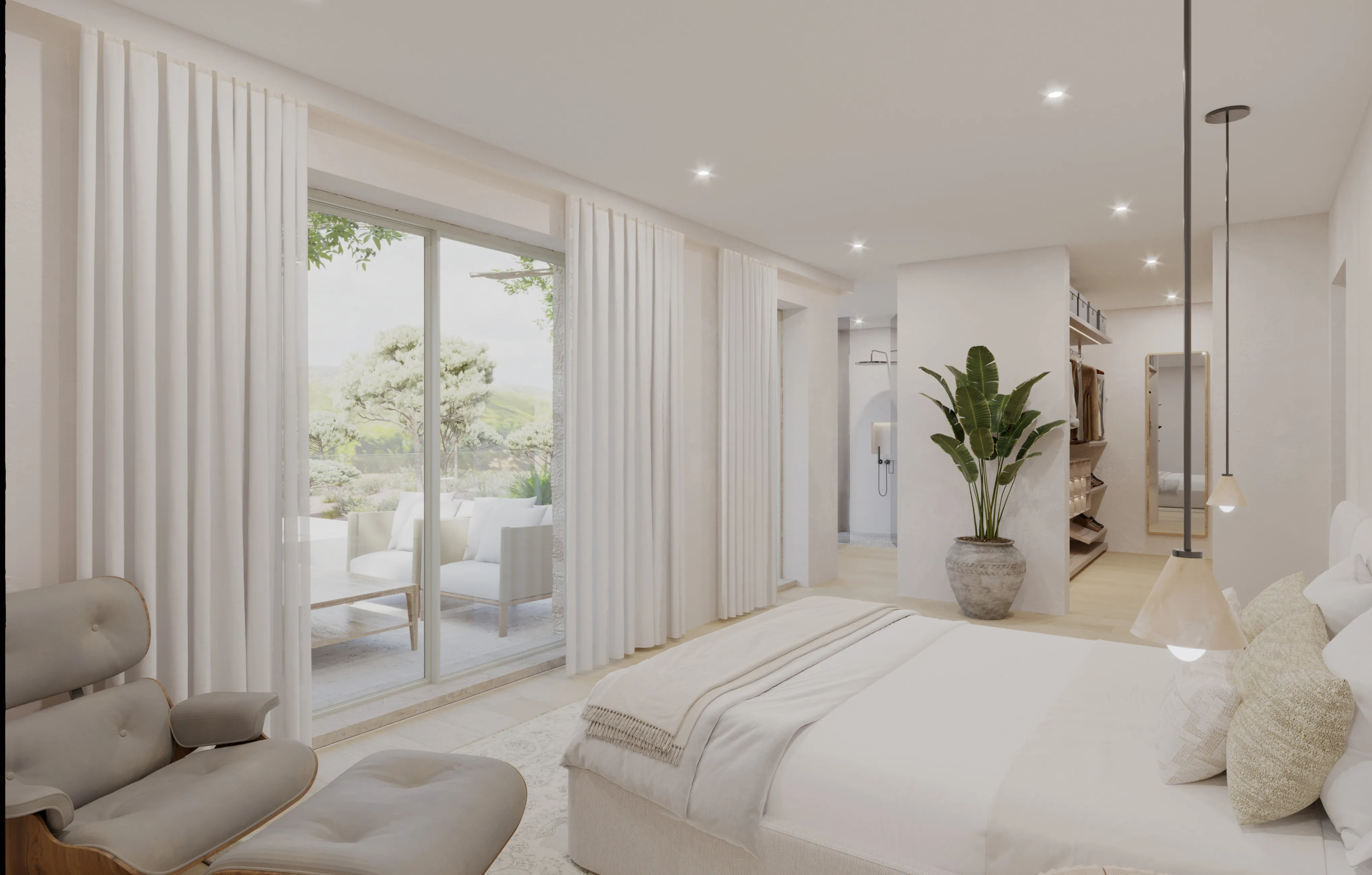 Moderne byhus med panoramaudsigt i en privilegeret beliggenhed-9