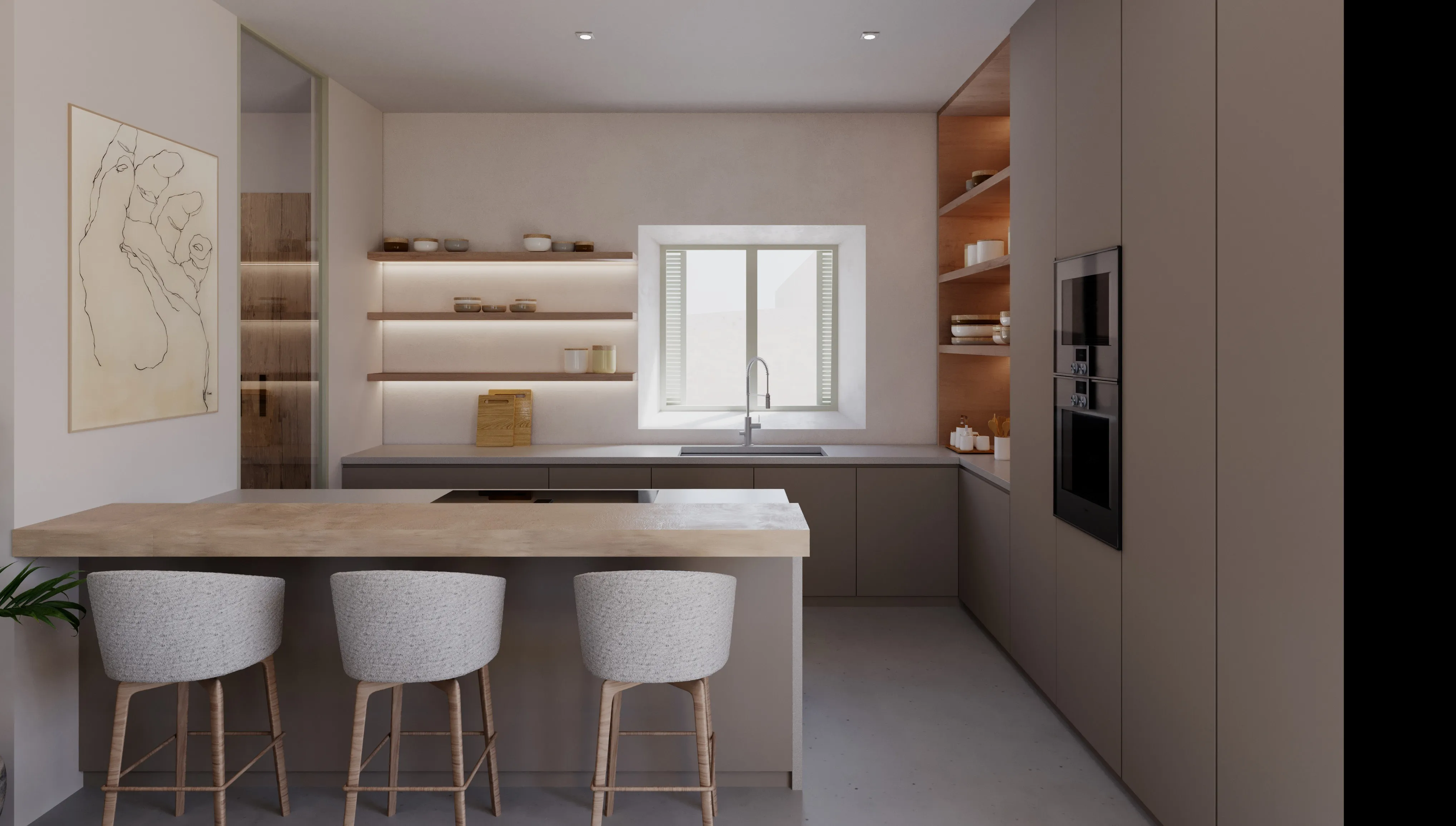 Moderne byhus med panoramaudsigt i en privilegeret beliggenhed-6