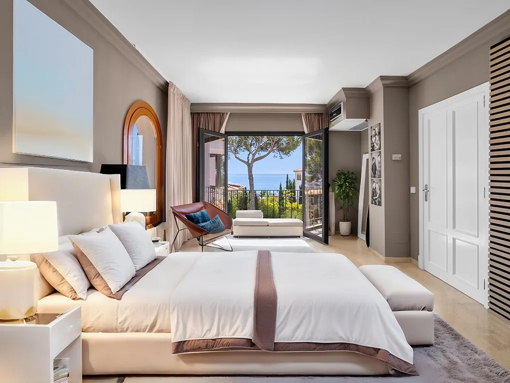 Amazing villa with sea views-13