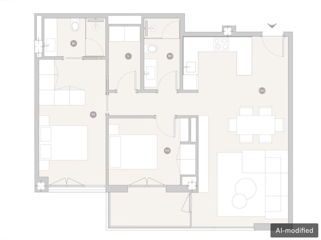 Modern new apartment with first-class amenities and underground parking in Santa Catalina-12