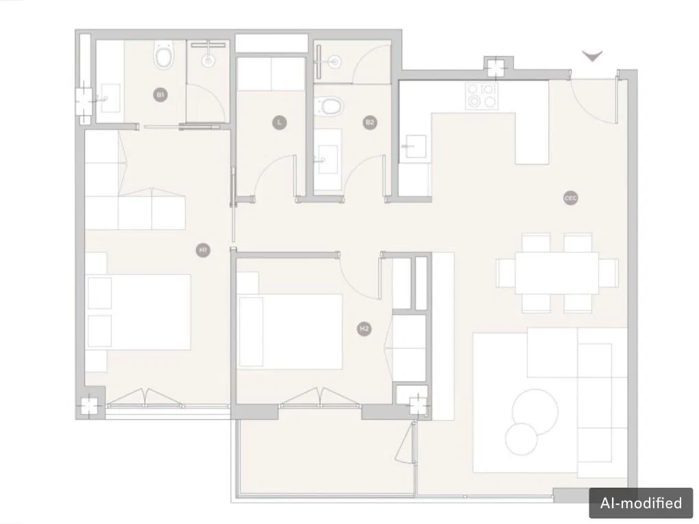 Modern new apartment with first-class amenities and underground parking in Santa Catalina-12