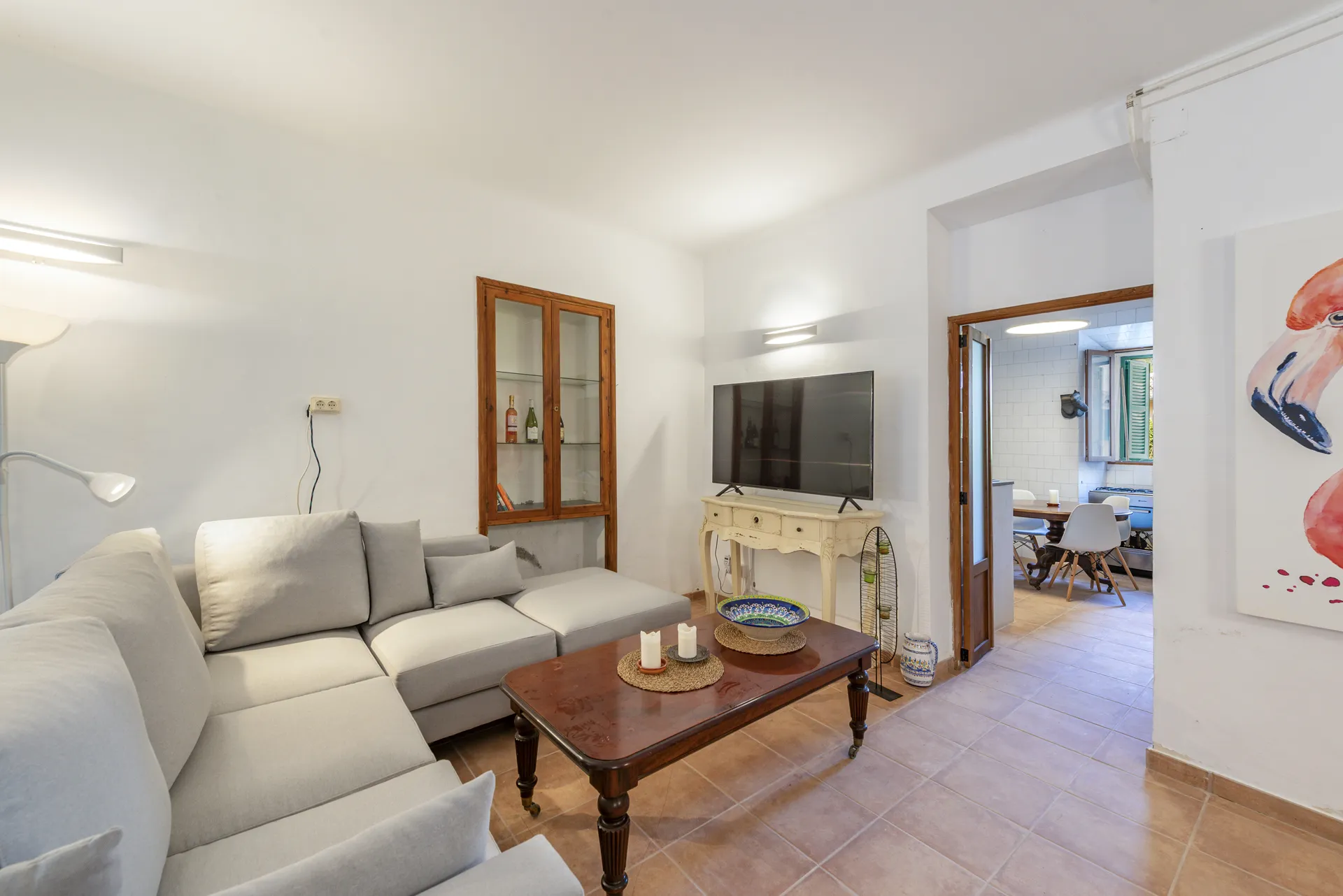 Charmante maison de ville avec une terrasse sur le toit à couper le souffle et des vues sur la montagne à Estellencs-3