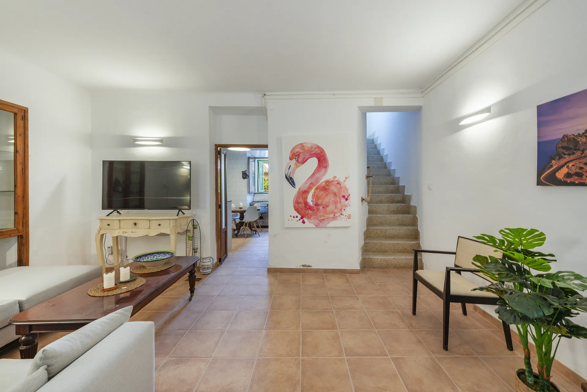 Charmante maison de ville avec une terrasse sur le toit à couper le souffle et des vues sur la montagne à Estellencs-6