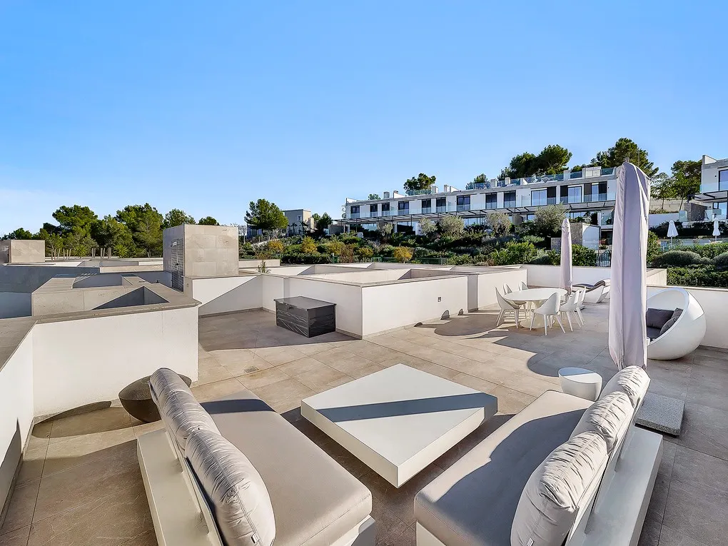 Villa moderne avec jardin à distance de marche de la plage-11