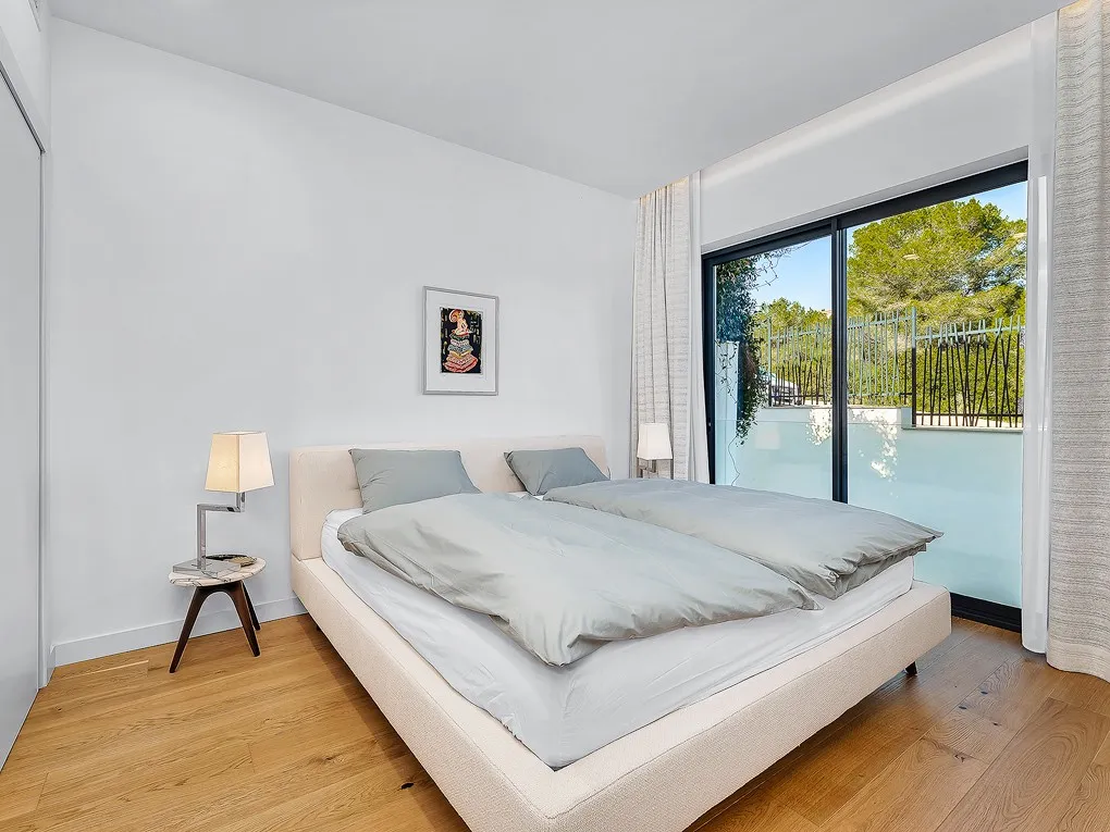 Villa moderne avec jardin à distance de marche de la plage-7