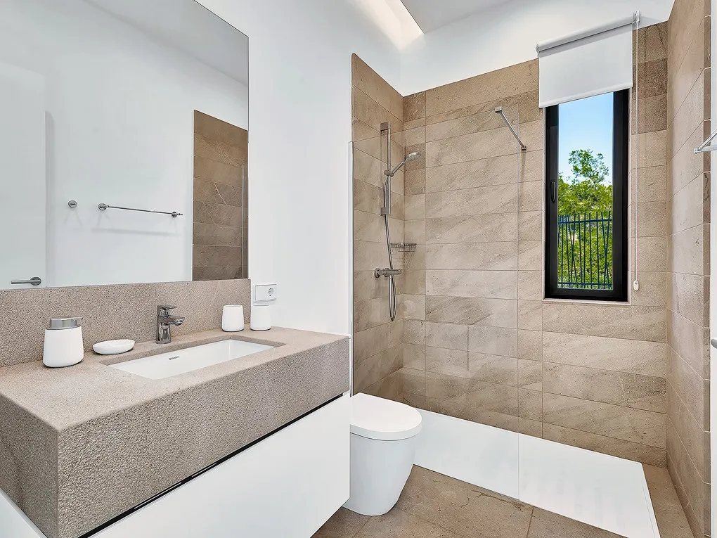 Villa moderne avec jardin à distance de marche de la plage-6