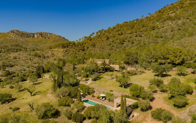 Unique finca oasis with purist, elegant aesthetics and panoramic sea views