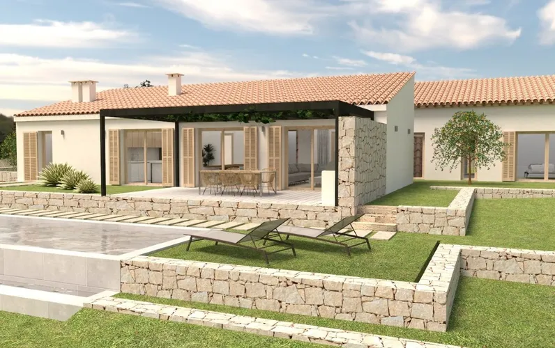 Terreno con vistas y proyecto de construcción – a 45 minutos del aeropuerto de PMI