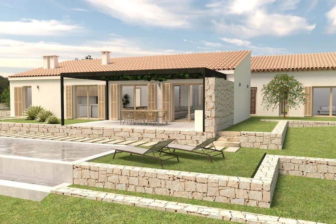 Perceel met verreikend uitzicht en bouwproject - 45 minuten van luchthaven PMI-1