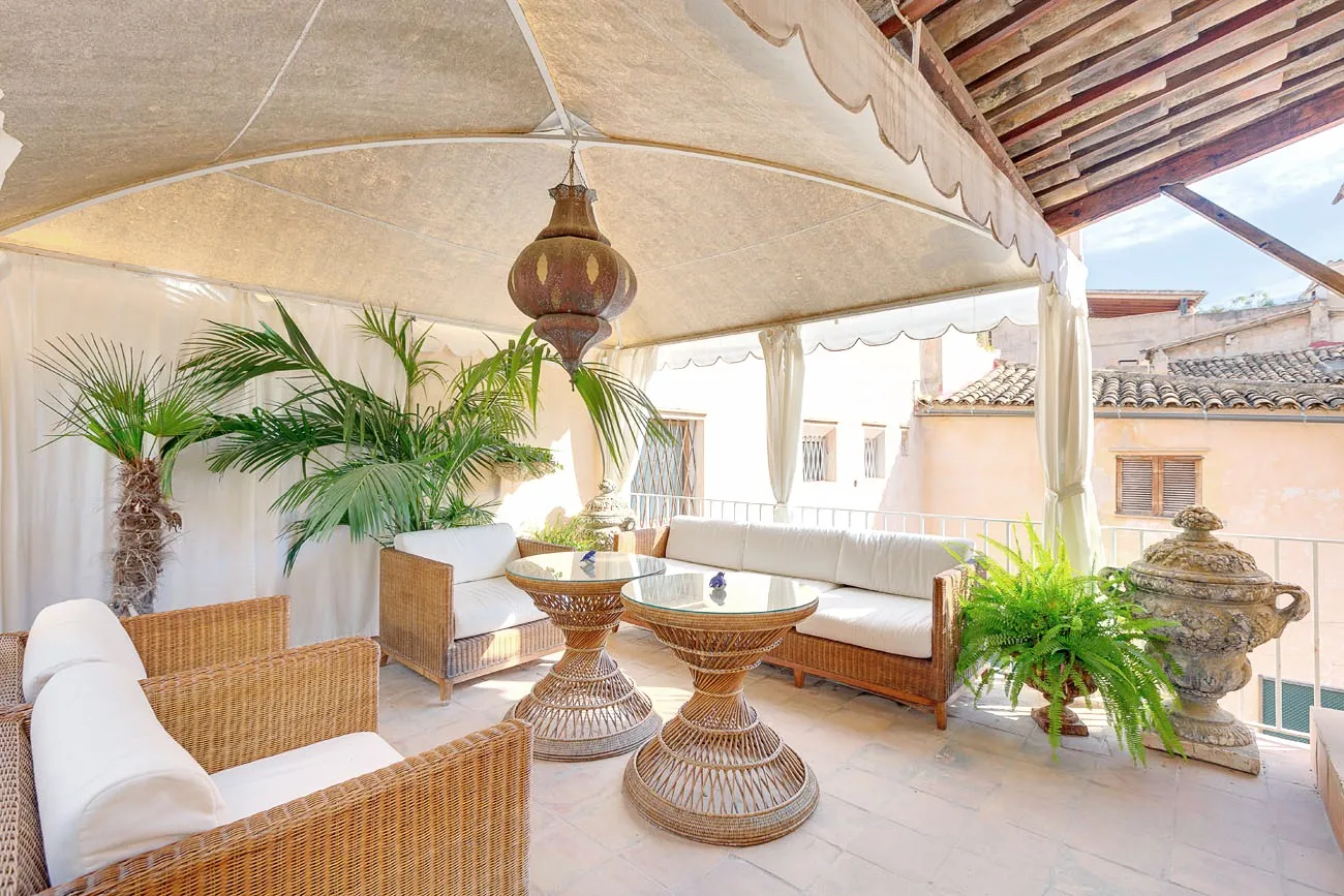 Triplex takvåning med 2 terrasser, parkering och hiss i Palma de Mallorca - Gamla stan-1