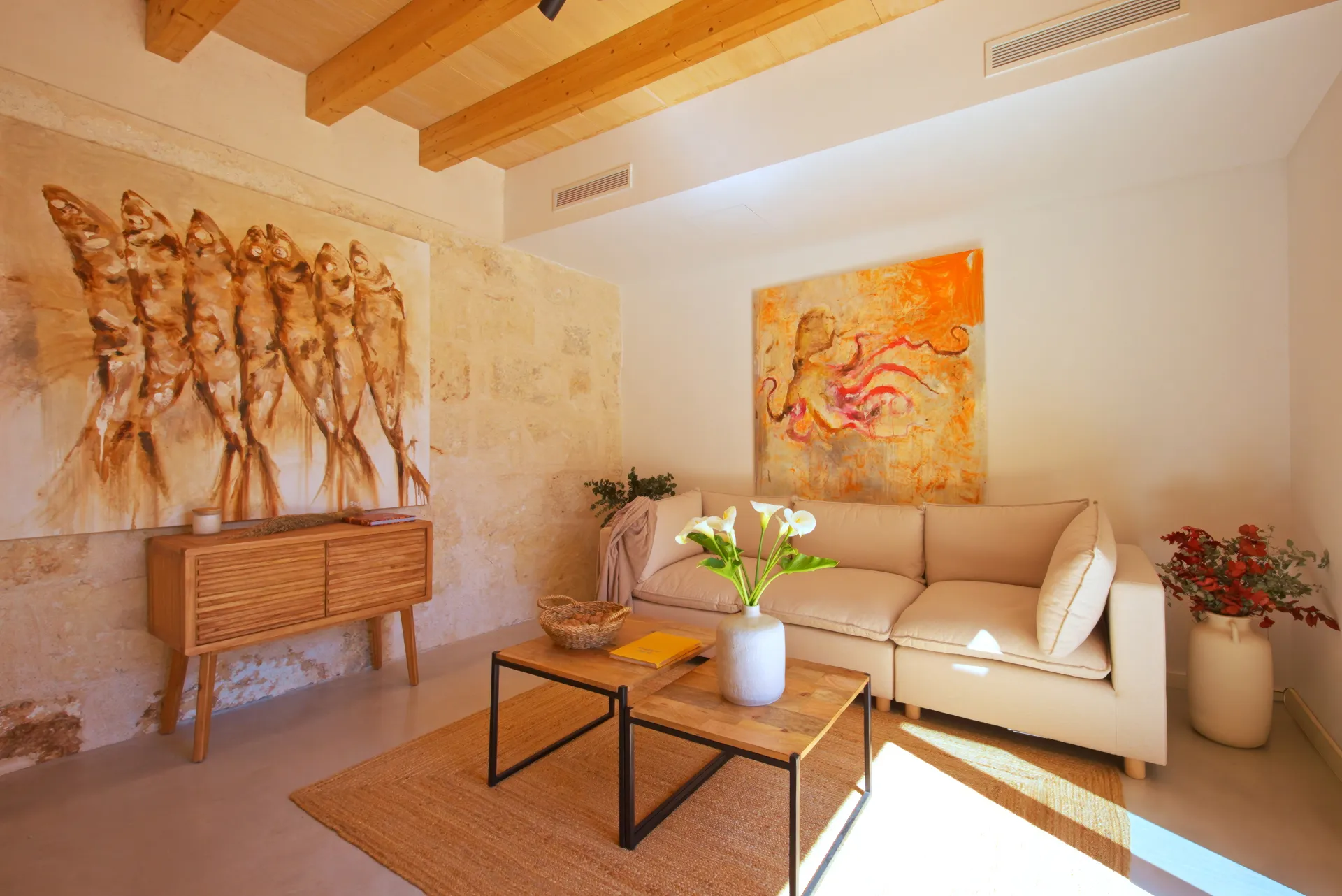 Exquisit Renoviertes mallorquinisches Haus mit Pool, Muro-6