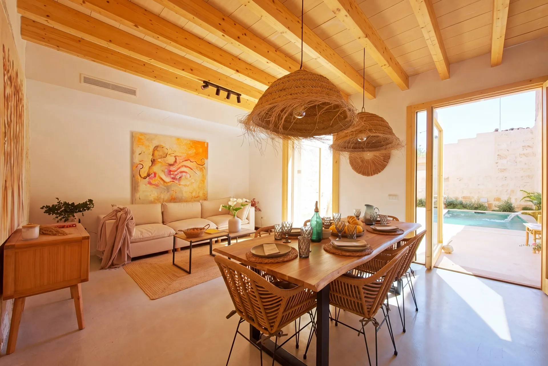 Exquisit Renoviertes mallorquinisches Haus mit Pool, Muro-4